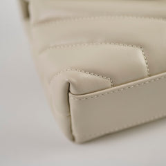 Saint Laurent Toy Lou Lou Ivory Silver HW