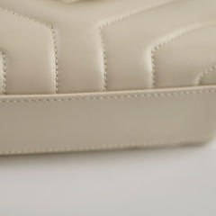 Saint Laurent Toy Lou Lou Ivory Silver HW