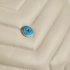 Saint Laurent Toy Lou Lou Ivory Silver HW