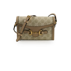 Gucci Horsebit 1955 Crossbody Bag Beige