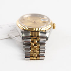 Rolex Datejust 36mm with Diamond Dial Watch Two Toned