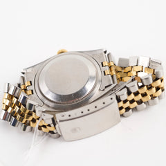 Rolex Datejust 36mm with Diamond Dial Watch Two Toned