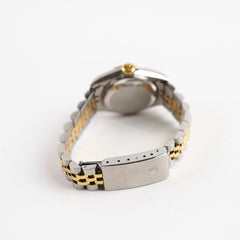 Rolex 26mm Datejust with Diamond Dial Watch Two Toned