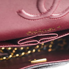 Chanel Caviar Small Double Classic Flap Black Microchipped