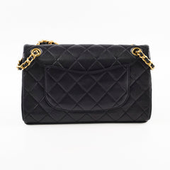 Chanel Chain Flap Bag Black GHW (microchip)