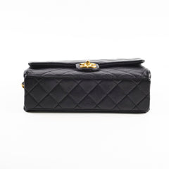 Chanel Chain Flap Bag Black GHW (microchip)