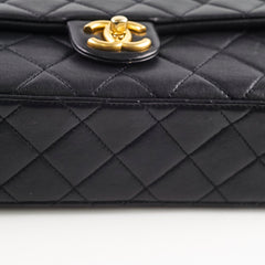 Chanel Chain Flap Bag Black GHW (microchip)
