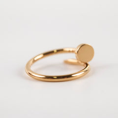Cartier SM Pink Gold Juste Un Clou JUC Ring Size 49