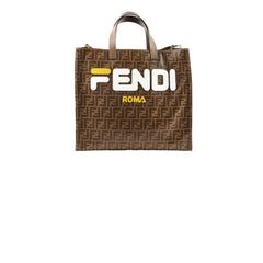 Fendi FF Shopper Tote Coated Jacquard