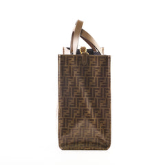Fendi FF Shopper Tote Coated Jacquard