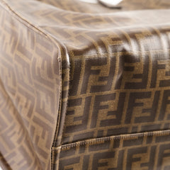 Fendi FF Shopper Tote Coated Jacquard