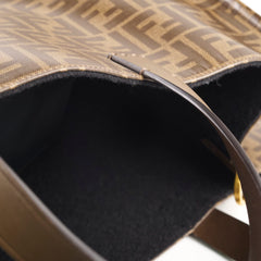 Fendi FF Shopper Tote Coated Jacquard