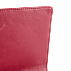 Christian Dior Patent Wallet On Chain Red