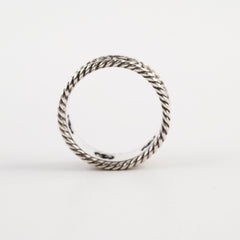 Gucci Ruthenium Silver Ring Size 20