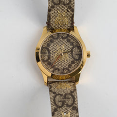 Gucci 38mm Bee Watch GG Supreme