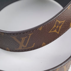 Louis Vuitton 35mm Reversible Palm Spring Belt Monogram (Detachable Pouch) Size 70