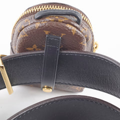 Louis Vuitton 35mm Reversible Palm Spring Belt Monogram (Detachable Pouch) Size 70