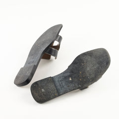 Hermes Oran Sandals Black size 36