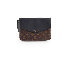 Louis Vuitton monogram twice pochette black