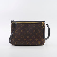 Louis Vuitton monogram twice pochette black