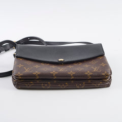 Louis Vuitton monogram twice pochette black