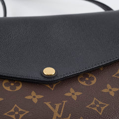 Louis Vuitton monogram twice pochette black