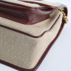 Saint Laurent Niki Raffia Medium Natural