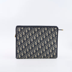 Christian Dior 30 Montaigne Dea Pouch Navy Oblique