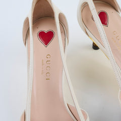 Gucci Cherry Pumps Size 35 White/Red