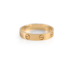 Cartier Love Ring Small Model Yellow Gold 55