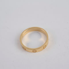 Cartier Love Ring Small Model Yellow Gold 55