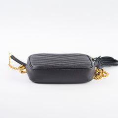 Saint Laurent Mini Lou Camera Bag Black