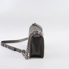 Chanel Old Medium Caviar Boy Grey 2019