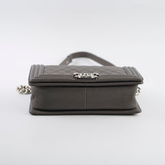 Chanel Old Medium Caviar Boy Grey 2019