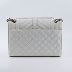 Saint Laurent Envelope Crossbody Medium White
