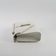 Saint Laurent Envelope Crossbody Medium White