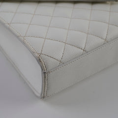 Saint Laurent Envelope Crossbody Medium White