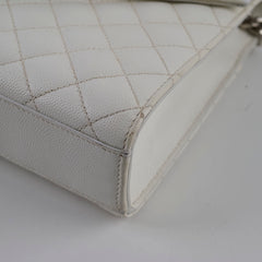 Saint Laurent Envelope Crossbody Medium White