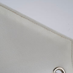 Saint Laurent Envelope Crossbody Medium White