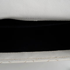 Saint Laurent Envelope Crossbody Medium White