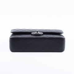 Chanel Medium/Large Caviar Double Classic Flap Black 2022