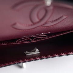 Chanel Medium/Large Caviar Double Classic Flap Black 2022