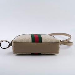 Gucci Ophidia Small Crossbody Bag Beige