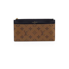 Louis Vuitton Slim Purse Wallet Reverse Monogram