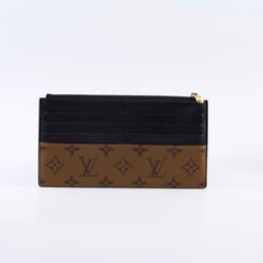 Louis Vuitton Slim Purse Wallet Reverse Monogram