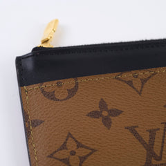 Louis Vuitton Slim Purse Wallet Reverse Monogram