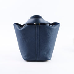 Hermes Picotin 18 Bleu Navy GHW B Stamp