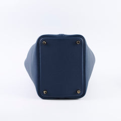 Hermes Picotin 18 Bleu Navy GHW B Stamp