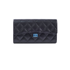Chanel Long Caviar Black Wallet