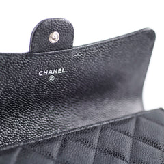 Chanel Classic Flap Long Wallet Caviar Black 2020